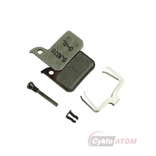 Brzdové destičky-SRAM AM DB BRAKE PAD ORG/AL LVL QTLT