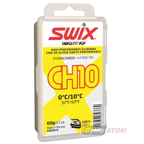 Skluzný vosk CH10X 0°C/ +10°C 60g - SWIX