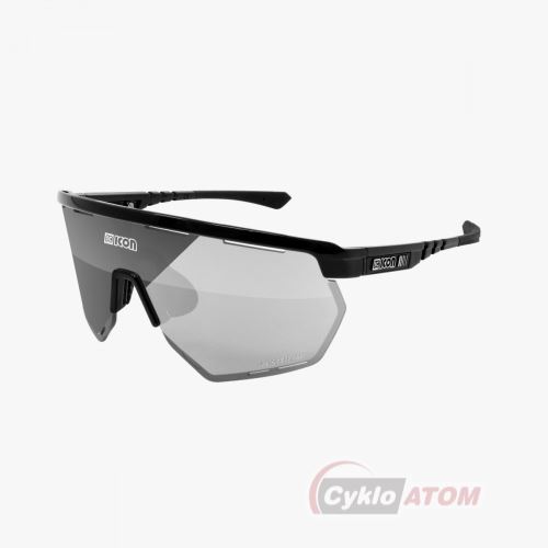 Brýle Scicon AEROWING Black Gloss SCNPP photocromatic silver