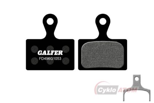 Brzdové destičky GALFER FD496 SHIMANO XTR