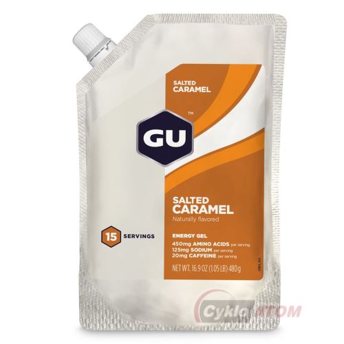 GU Energy gel 480 g - salted caramel