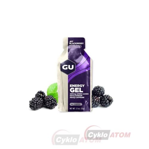 GU Energy gel 32 g - jet blackbery