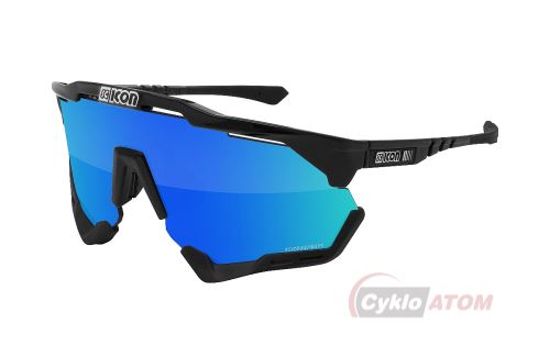 Brýle Scicon AEROSHADE XL Carbon matt SCNPP multimirror blue