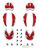 Dezén treter SIDI 59 MTB SRS red Dezén treter SIDI 59 MTB SRS red
